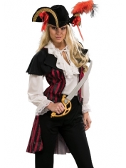 Deluxe Lady Pirate Costume - Womens Pirate Costumes